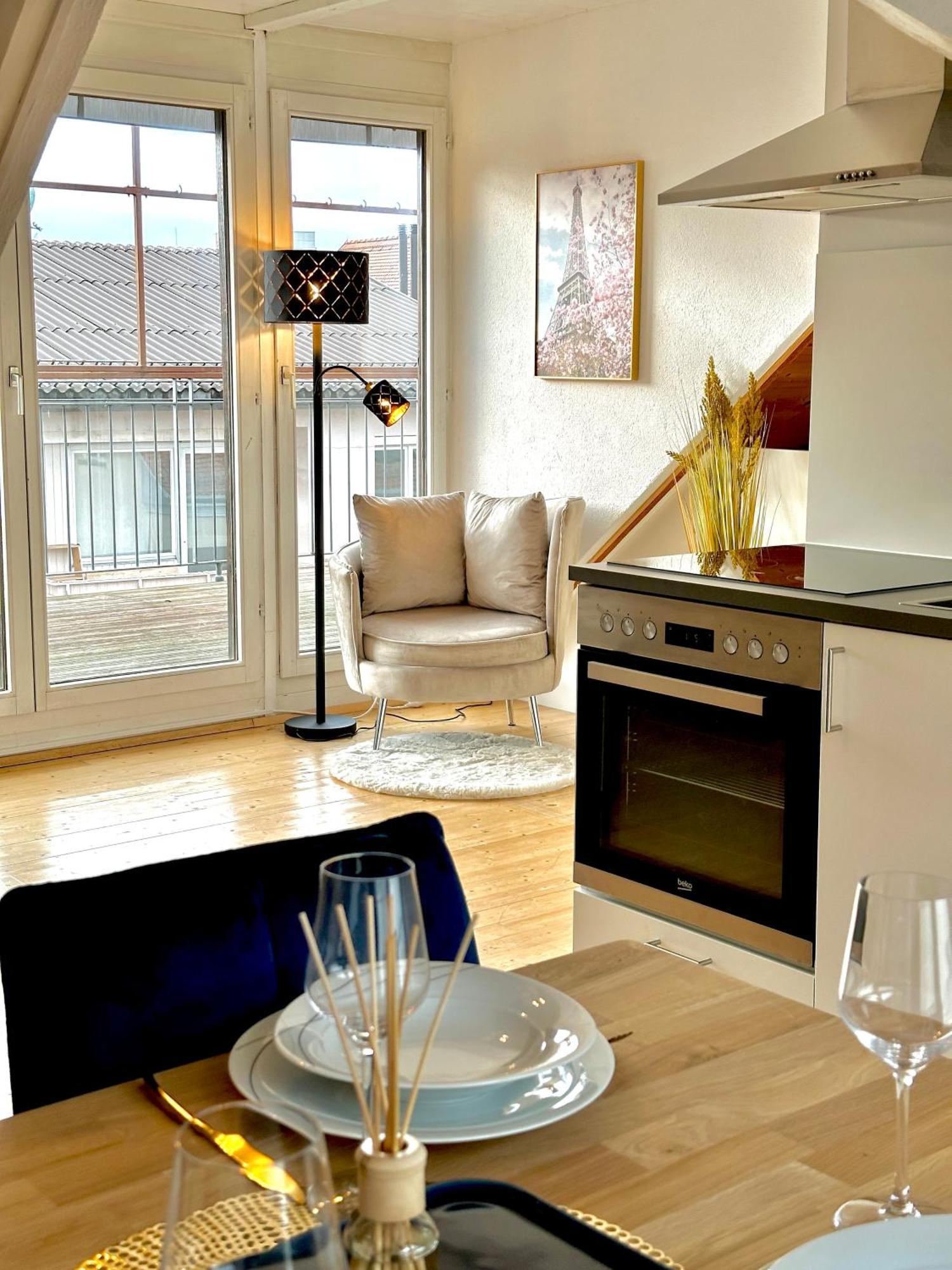 Zentrale Wohnung Mit Dachterasse Bregenz Dış mekan fotoğraf
